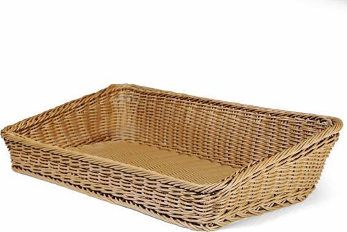 Açık Büfe Dikdörtgen Ekmek ve Meyve Sepeti 50*50 Cm