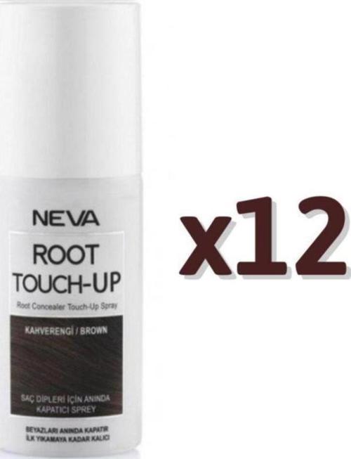 Root Touch-Up Saç Dibini Anında Kapatan Sprey 75 Ml Kahverengi 12 Adet