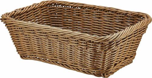 Plastik Dikdörtgen Ekmek Sepeti 22*16 Cm