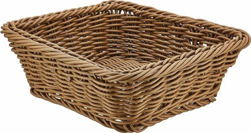 Plastik Kare Ekmek Sepeti 19 Cm