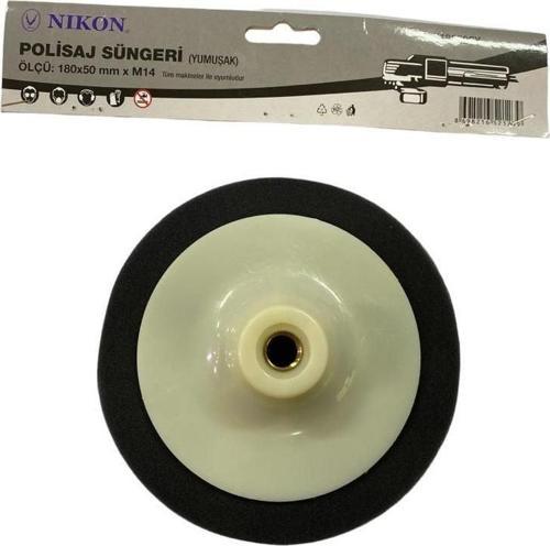 18050SY Polisaj Süngeri 180 mm Siyah Yumuşak