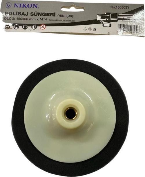 15050SY Polisaj Süngeri 150 mm Siyah Yumuşak