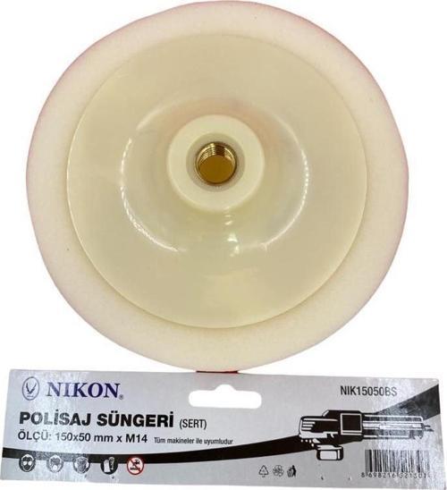 15050BS Polisaj Süngeri 150 mm Beyaz Sert
