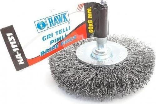 HA11131 Pimli Gri Tel Daire Fırça 60x8 mm