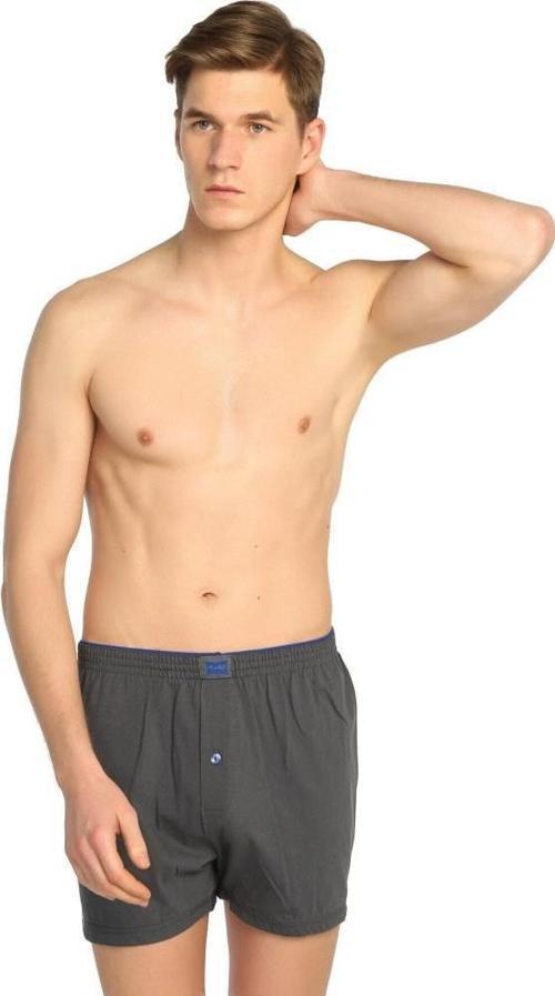 6 lı Paket Tutku Erkek Penye Boxer Düğmeli Havlu Bel Baksır Pamuk