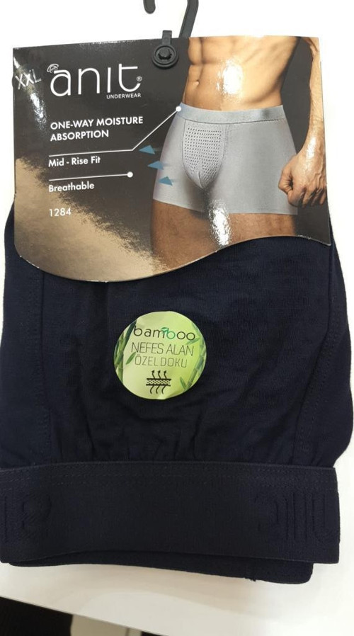 6 Adet Anıt Erkek Nefes Alan Bambu Likralı Boxer 1284