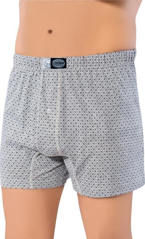 6 Adet Lüx Drm Erkek Desenli Penye Boxer Short Pamuklu 312