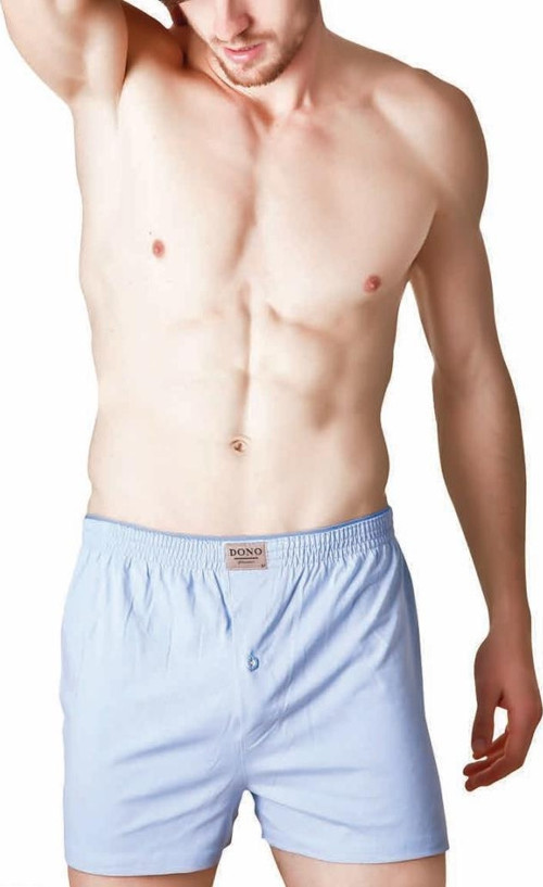 Erkek Düz Renk Pamuklu Penye Boxer 1110