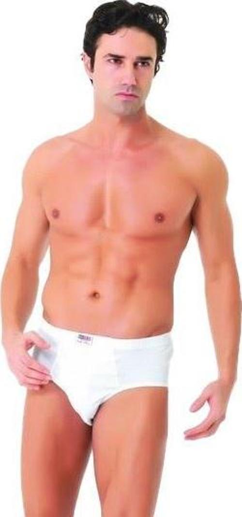 6 Adet Donex Erkek Penye Slip Külot Yüzde Yüz Pamuk Beyaz 1002
