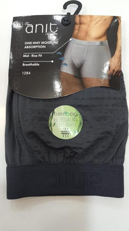 Erkek Nefes Alan Bambu Likralı Boxer 1284