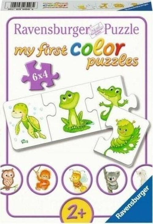 6x4 Parça Puzzle Ilk Renkli Hayvanlar 030064