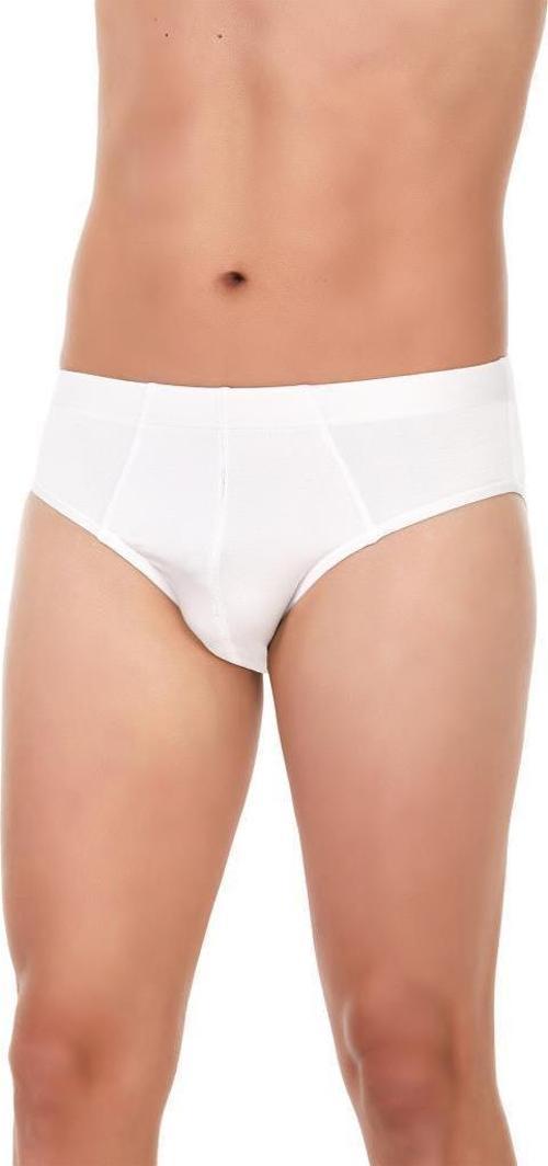 6 Adet Yıldız Erkek Bambu Slip Külot Beyaz 395