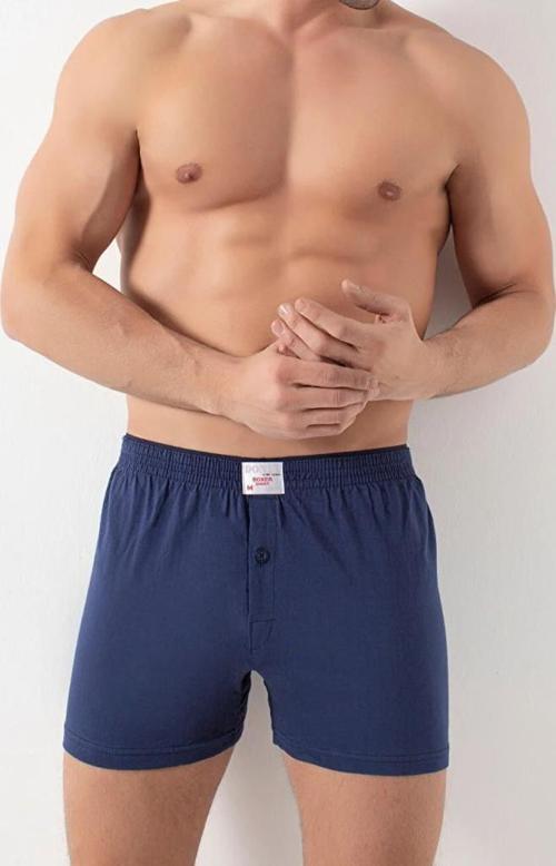 Erkek Pamuklu Düz Renk Penye Boxer Renk Seçenekli 2303