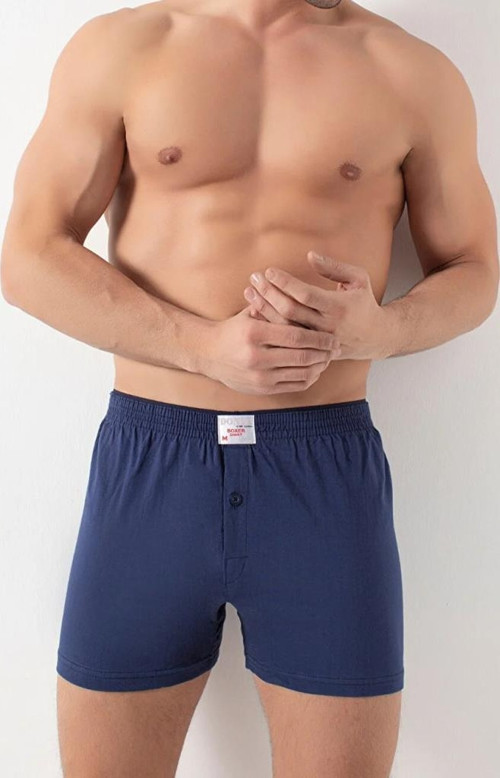 Erkek Pamuklu Düz Renk Penye Boxer Renk Seçenekli 2303