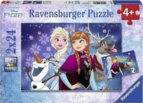 Frozen 2 X 24 Parça Çocuk Puzzle 90747