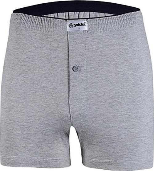 Erkek Taşma Lastik Düz Renk Penye Boxer Short 43