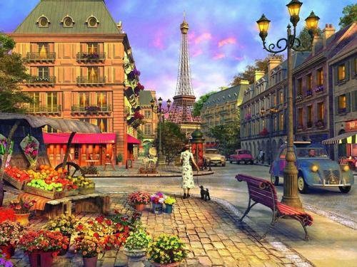 1500P Puzzle Tarihi Paris-163090