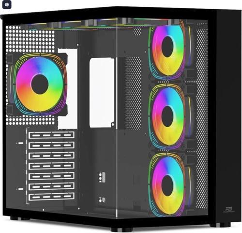 Powerboost Pb-Ss02B Sea View Usb 3.0, Atx 7 X Argb Fanlı, Siyah Boş Bilgisayar Kasası (Psu Yok)