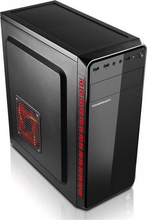 Powerboost Vk-1625 350W Usb 3.0 Atx Shiny Piano Siyah Boş Bilgisayar Kasası