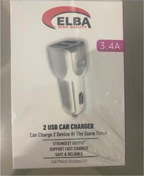 Elb28-Ar3P 3.4A 2Usb Araç Şarj Başlık