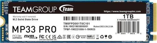 1Tb Mp33 Pro 3500-3000Mb-S Nvme Pcie Gen3X4 M.2 Ssd Hardisk (Tm8Fpd001T0C101)