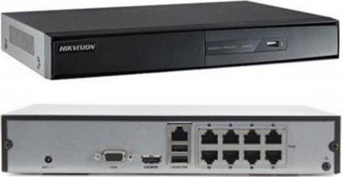 Ds-7108Ni-Q1-8P-D 8 Kanal 8 Port Poe Metal Kasa Nvr Kayıt Cihazı