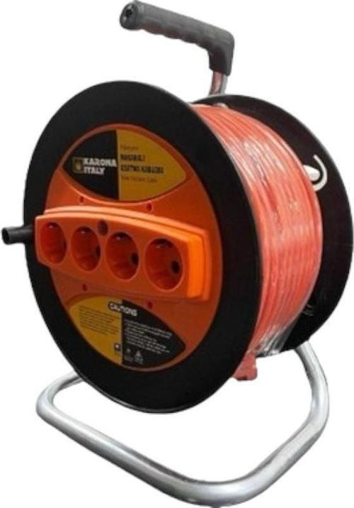 Karona 20 Metre Makaralı Uzatma Kablosu 3X2,5
