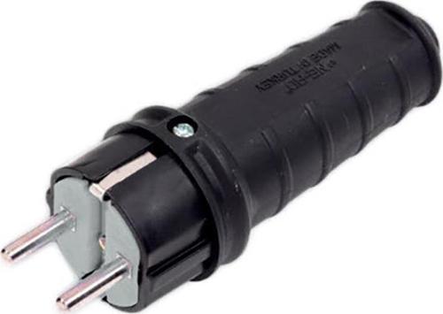 Kauçuk 1 X 16 A Topraklı Erkek Fiş 220V