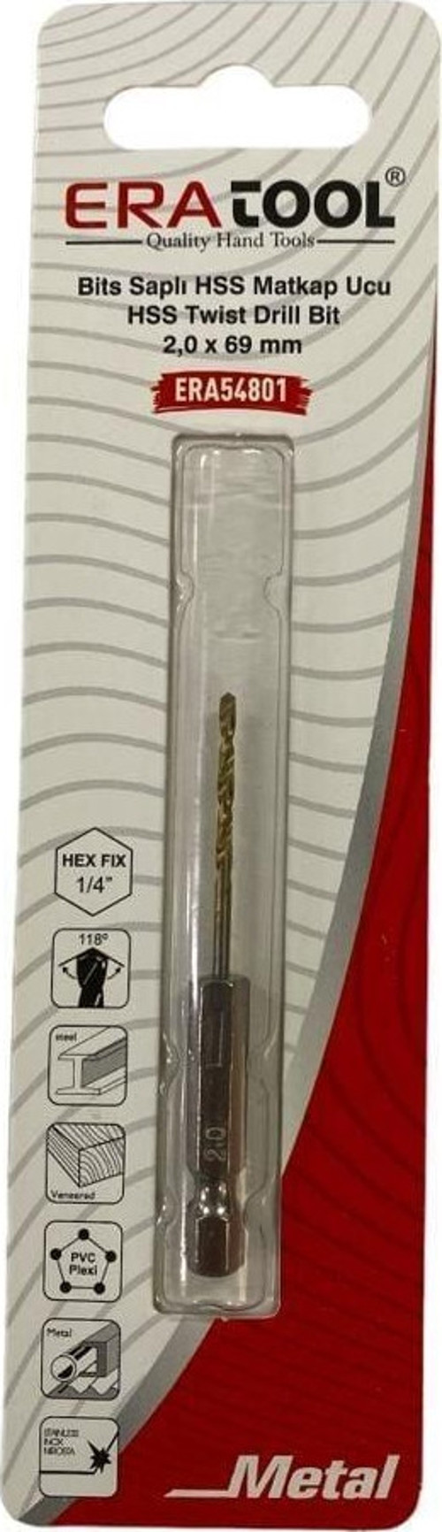 54801 Altıgen Hss Matkap Ucu 2X69 mm