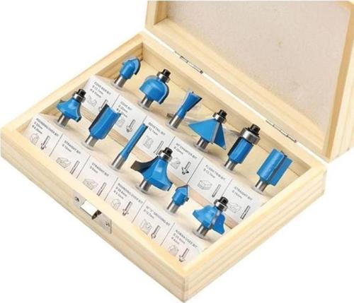 03039 8 mm 12 Parça Ahşap Freze Uç Seti
