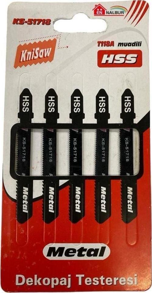 51718 Metal Dekupaj Testeresi 5 Parça
