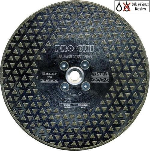 Procut 50959 DTF 180 Elmas Flanşlı Kesme Taşlama M14