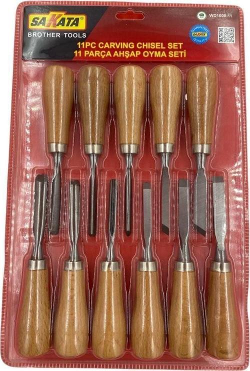 Sakata WD 100811 Ahşap Oyma Seti 11 Parça