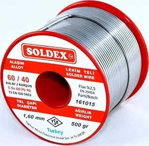 60-40 Lehim Teli 500 Gr 0.50 mm - Sn:60 / Pb:40