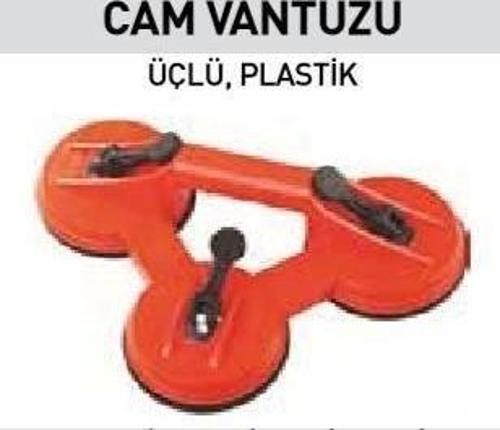 15011 Üçlü Plastik Cam Vantuzu