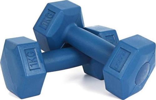 CMT-10 1KG PLASTİK DAMBIL SET-MAVİ