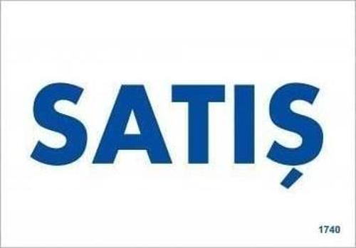 Satış Uyarı Levhası 17,5x25 KOD:1740