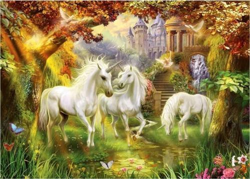 Puzzle 1000 Parça Ormanda Atlar 159925