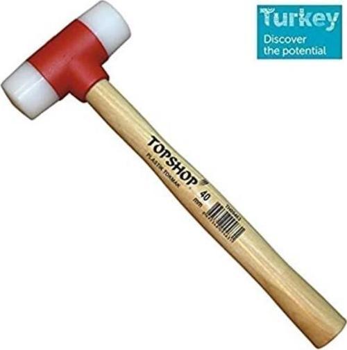 09465 Ağaç Saplı Plastik Tokmak 50 mm