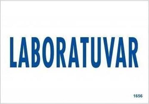Laboratuvar Uyarı Levhası 17,5x25 KOD:1656