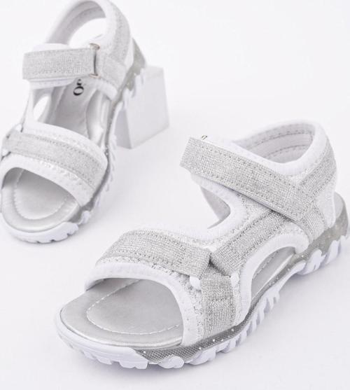 ELON Cırtlı ve Simli Günlük Kız Çocuk Sandalet