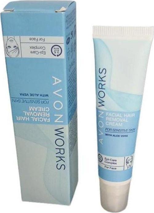 Works Facial Hair Removal Cream For Sensitive Skin With Aloe Vera