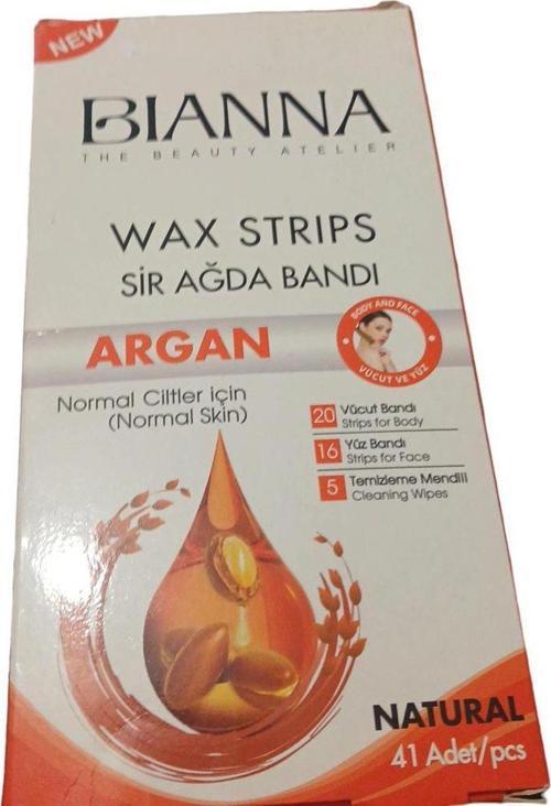 Bıanna Sir Ağda Bandı Normal Ciltler Için Argan Yağlı 