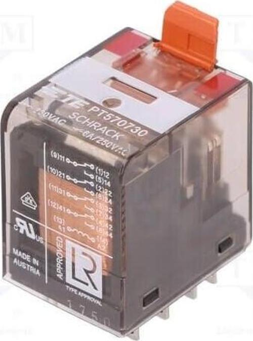 PT570730 230VAC 4 C/O 6A 14pin Endüstriyel Röle