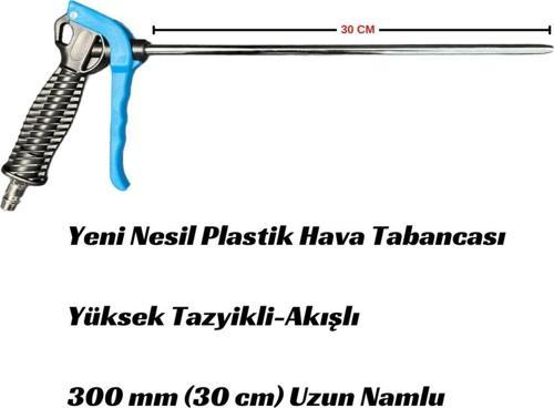 Nttha3 Yeni Nesil Plastik Hava Tabancası Yüksek Akışlı Uzun Namlu 30 Cm