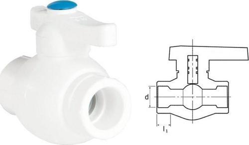 Ege Yıldız PPRC 40 mm Küresel Vana Gri