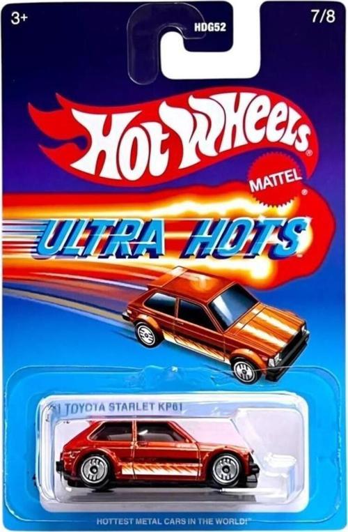 Ultra Hots Tekli Arabalar HDG52 -  91 TOYOTA STARLET KP61 JBY66