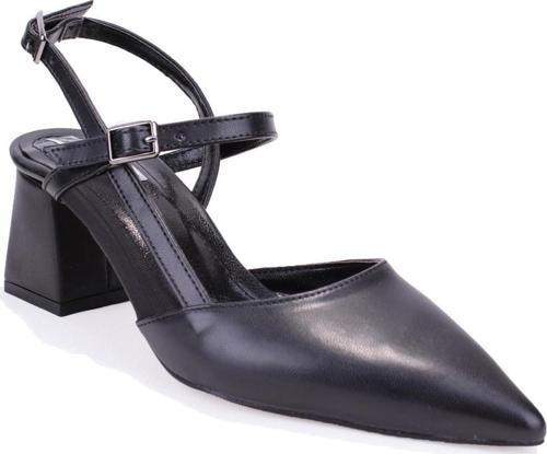 DZA07-1296100 Siyah Klasik Topuklu Kadın Ayakkabı