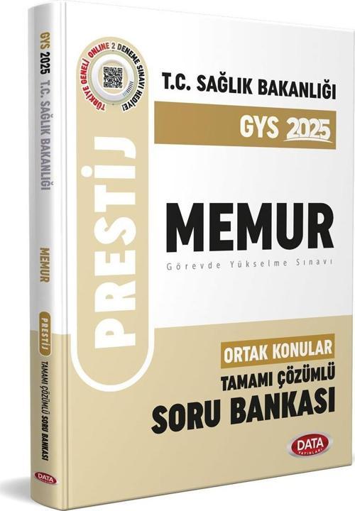 Data 2025 T.C. Sağlık Bakanlığı Memur Tamamı Çözümlü Soru Bankası Data Yayınları