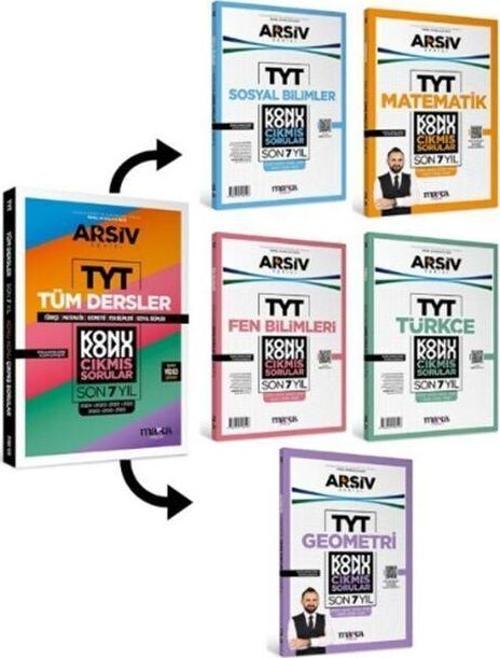 Marka Yayınları TYT ARŞİV Serisi Konu Konu Son 7 Yıl Çıkmış Sorular Seti